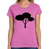 Montangelo Women's Heavy Cotton 100% Cotton T Shirt Thumbnail