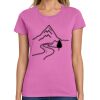 Montangelo Women's Heavy Cotton 100% Cotton T Shirt Thumbnail