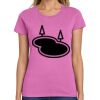 Montangelo Women's Heavy Cotton 100% Cotton T Shirt Thumbnail