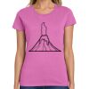Montangelo Women's Heavy Cotton 100% Cotton T Shirt Thumbnail