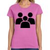 Montangelo Women's Heavy Cotton 100% Cotton T Shirt Thumbnail