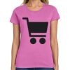 Montangelo Women's Heavy Cotton 100% Cotton T Shirt Thumbnail