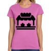 Montangelo Women's Heavy Cotton 100% Cotton T Shirt Thumbnail