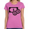 Montangelo Women's Heavy Cotton 100% Cotton T Shirt Thumbnail