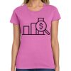 Montangelo Women's Heavy Cotton 100% Cotton T Shirt Thumbnail