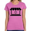 Montangelo Women's Heavy Cotton 100% Cotton T Shirt Thumbnail