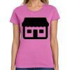 Montangelo Women's Heavy Cotton 100% Cotton T Shirt Thumbnail