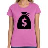 Montangelo Women's Heavy Cotton 100% Cotton T Shirt Thumbnail
