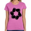 Montangelo Women's Heavy Cotton 100% Cotton T Shirt Thumbnail