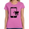 Montangelo Women's Heavy Cotton 100% Cotton T Shirt Thumbnail
