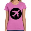 Montangelo Women's Heavy Cotton 100% Cotton T Shirt Thumbnail