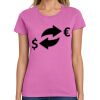 Montangelo Women's Heavy Cotton 100% Cotton T Shirt Thumbnail