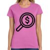 Montangelo Women's Heavy Cotton 100% Cotton T Shirt Thumbnail