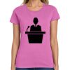 Montangelo Women's Heavy Cotton 100% Cotton T Shirt Thumbnail