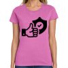Montangelo Women's Heavy Cotton 100% Cotton T Shirt Thumbnail