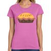 Montangelo Women's Heavy Cotton 100% Cotton T Shirt Thumbnail