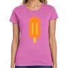 Montangelo Women's Heavy Cotton 100% Cotton T Shirt Thumbnail