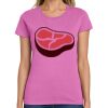 Montangelo Women's Heavy Cotton 100% Cotton T Shirt Thumbnail