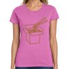 Montangelo Women's Heavy Cotton 100% Cotton T Shirt Thumbnail