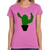 Montangelo Women's Heavy Cotton 100% Cotton T Shirt Thumbnail