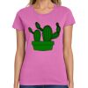 Montangelo Women's Heavy Cotton 100% Cotton T Shirt Thumbnail