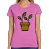 Montangelo Women's Heavy Cotton 100% Cotton T Shirt Thumbnail