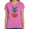 Montangelo Women's Heavy Cotton 100% Cotton T Shirt Thumbnail