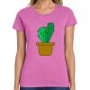 Montangelo Women's Heavy Cotton 100% Cotton T Shirt Thumbnail