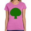 Montangelo Women's Heavy Cotton 100% Cotton T Shirt Thumbnail