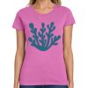 Montangelo Women's Heavy Cotton 100% Cotton T Shirt Thumbnail