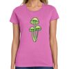 Montangelo Women's Heavy Cotton 100% Cotton T Shirt Thumbnail