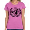 Montangelo Women's Heavy Cotton 100% Cotton T Shirt Thumbnail