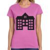 Montangelo Women's Heavy Cotton 100% Cotton T Shirt Thumbnail
