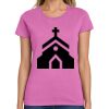 Montangelo Women's Heavy Cotton 100% Cotton T Shirt Thumbnail
