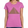 Montangelo Women's Heavy Cotton 100% Cotton T Shirt Thumbnail