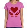 Montangelo Women's Heavy Cotton 100% Cotton T Shirt Thumbnail