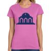 Montangelo Women's Heavy Cotton 100% Cotton T Shirt Thumbnail