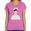 Montangelo Women's Heavy Cotton 100% Cotton T Shirt Thumbnail