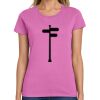 Montangelo Women's Heavy Cotton 100% Cotton T Shirt Thumbnail
