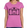 Montangelo Women's Heavy Cotton 100% Cotton T Shirt Thumbnail