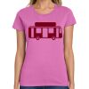 Montangelo Women's Heavy Cotton 100% Cotton T Shirt Thumbnail