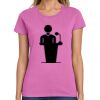 Montangelo Women's Heavy Cotton 100% Cotton T Shirt Thumbnail