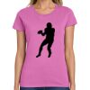 Montangelo Women's Heavy Cotton 100% Cotton T Shirt Thumbnail