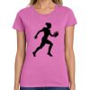 Montangelo Women's Heavy Cotton 100% Cotton T Shirt Thumbnail