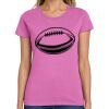 Montangelo Women's Heavy Cotton 100% Cotton T Shirt Thumbnail