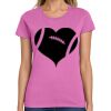 Montangelo Women's Heavy Cotton 100% Cotton T Shirt Thumbnail