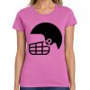 Montangelo Women's Heavy Cotton 100% Cotton T Shirt Thumbnail