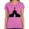 Montangelo Women's Heavy Cotton 100% Cotton T Shirt Thumbnail