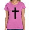 Montangelo Women's Heavy Cotton 100% Cotton T Shirt Thumbnail