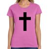 Montangelo Women's Heavy Cotton 100% Cotton T Shirt Thumbnail